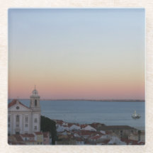 Lissabon Sunset Uitzichten Portugal Foto