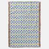 Lissabon tegels of azulejo patroon deken (Voorkant Verticaal)