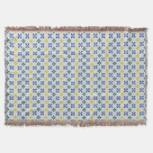 Lissabon tegels of azulejo patroon deken (Voorkant)