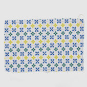 Lissabon tegels of azulejo patroon golfhanddoek (Horizontaal)