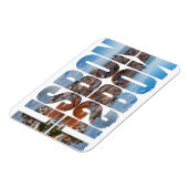 Lissabon tekst samengesteld oude stad uitzicht met magneet (Linkerzijde)