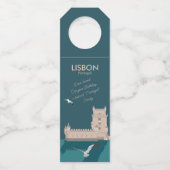 Lissabon Tower van Belem in het klassieke postermo Flessenhanger (Voorkant)