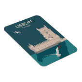 Lissabon Tower van Belem in het klassieke postermo Magneet (Rechterzijde)