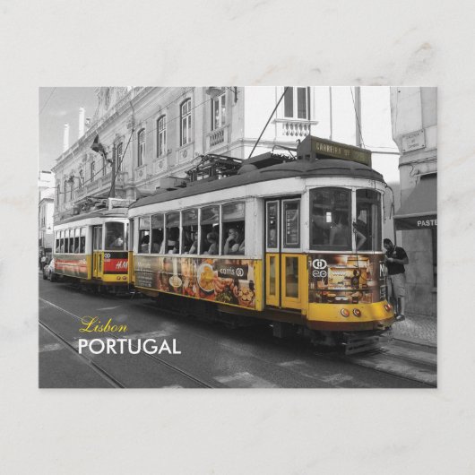 Lissabon Tram 28 | Eletrico 28 Lisboa Briefkaart (Voorkant)