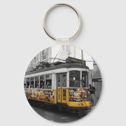 Lissabon Tram 28 | Eletrico 28 Lissabon Sleutelhanger (Voorkant)