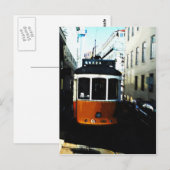 Lissabon tram briefkaart (Voorkant / Achterkant)