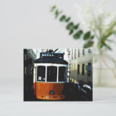 Lissabon-tram Briefkaart (Staand voorkant)