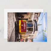 Lissabon-tram Briefkaart (Voorkant / Achterkant)