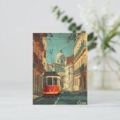 Lissabon Tram:  Charm Briefkaart (Staand voorkant)