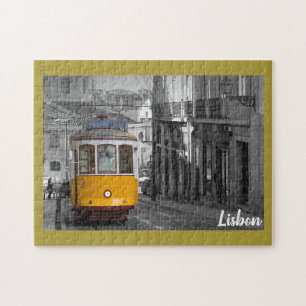 Lissabon Tram Jigzaag Puzzle Legpuzzel
