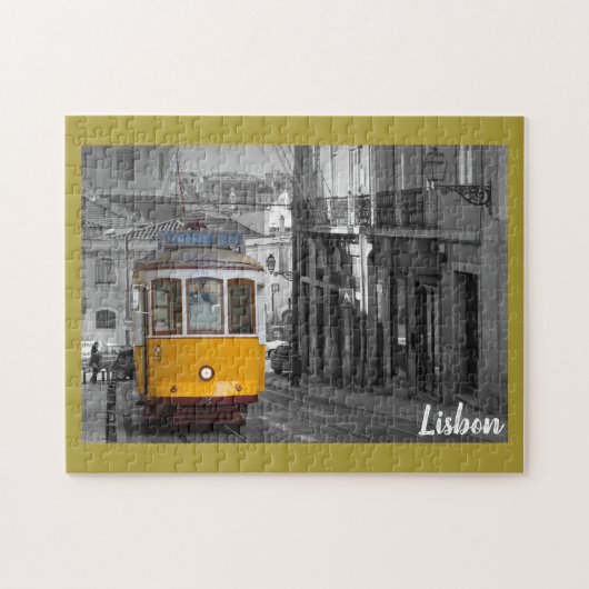Lissabon Tram Jigzaag Puzzle Legpuzzel (Horizontaal)