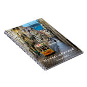 Lissabon Tram, mijn bezoek aan Portugal aangepaste Notitieboek (Rechterzijde)