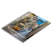 Lissabon Tram, mijn bezoek aan Portugal aangepaste Notitieboek (Linkerzijde)