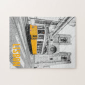 Lissabon Tram Portugal  streetcar Legpuzzel (Horizontaal)