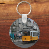 Lissabon tram Portugal Tranvias de Lisboa Sleutelhanger (Voorkant)