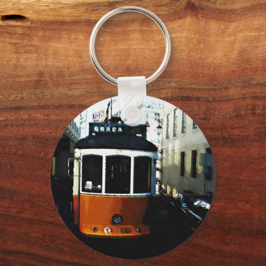 Lissabon tram sleutelhanger (Voorkant)