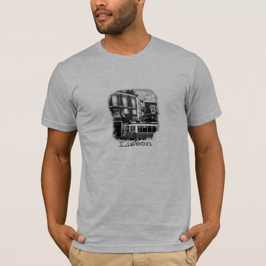 Lissabon Tram T-shirt (Voorkant)