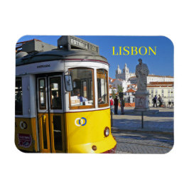 Lissabon tram uitzicht koelkastmagneet magneet