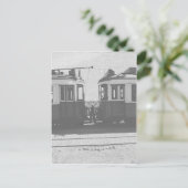 Lissabon-trams Briefkaart (Staand voorkant)