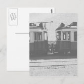 Lissabon-trams Briefkaart (Voorkant / Achterkant)