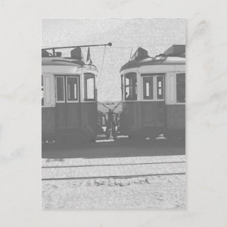 Lissabon-trams Briefkaart