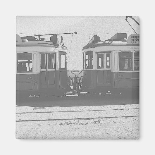 Lissabon trams magneet (Voorkant)