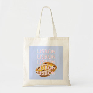Lissabon Travel Art, Blauw, Portugal, Pastel Tote Bag