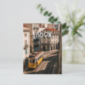Lissabon Travel Briefkaart (Staand voorkant)