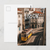 Lissabon Travel Briefkaart (Voorkant / Achterkant)