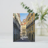 Lissabon Travel briefkaart (Staand voorkant)