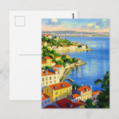 Lissabon Travel briefkaart (Voorkant / Achterkant)