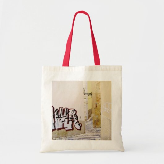 LISSABON (URBAN GRAFFITI IN ALFAMA) TOTE BAG (Voorkant)