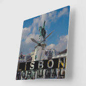 Lissabon Vierkante Klok (Hoek)