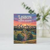 Lissabon VS Briefkaart (Staand voorkant)