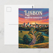 Lissabon VS Briefkaart (Voorkant / Achterkant)