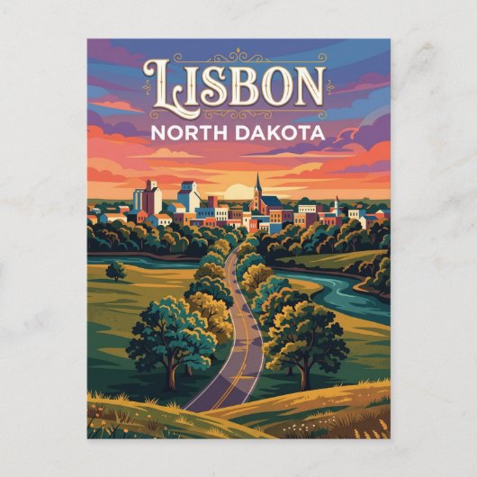 Lissabon VS Briefkaart (Voorkant)