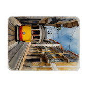 Lissabon waterverf art magneet (Horizontaal)