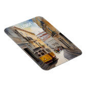 Lissabon waterverf art magneet (Rechterzijde)