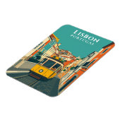  Lissabon Yellow Tram Ride Travel Souvenir Magneet (Linkerzijde)