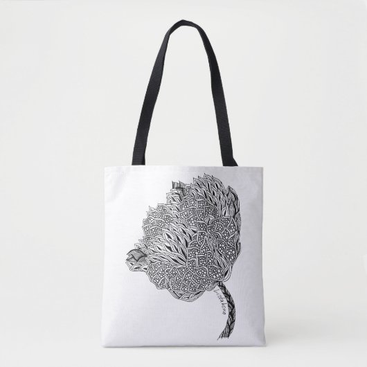 Listakora Flower Canvas tas -  (Voorkant)