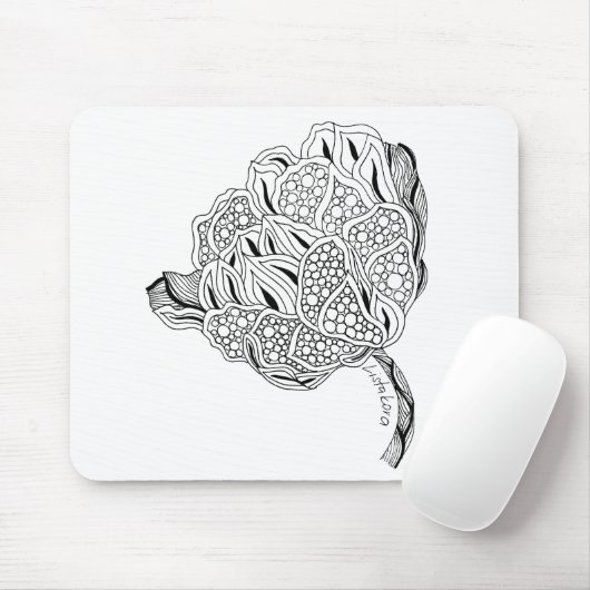 Listakora Flower Mousepad Muismat (Met muis)