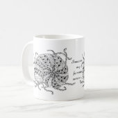 Listakora Seashell Coffee Mok - (Voorkant links)