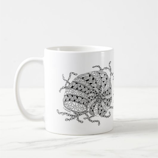 Listakora Seashell Coffee Mok -  (Links)