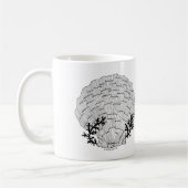 Listakora Seashell Coffee Mok - (Links)