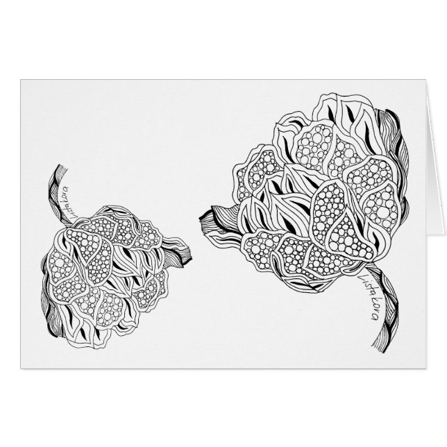 Listakora-ventilatorkaart met envelop (Voorkant Horizontaal)