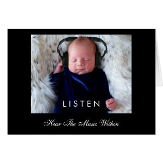 LISTEN ... Hoor de muziek binnen