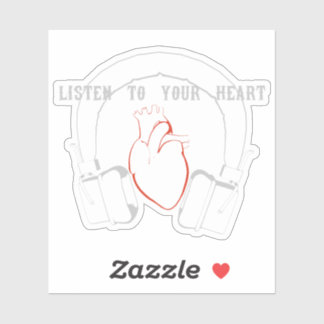 Listen to Your Heart Sticker
