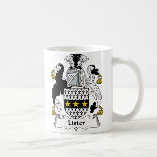 Lister Family Crest Koffiemok