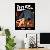 Lister Metal Dogs plakat Poster (Thuiskantoor)