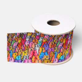 Listón de gatos para hacer moños grosgrain lint